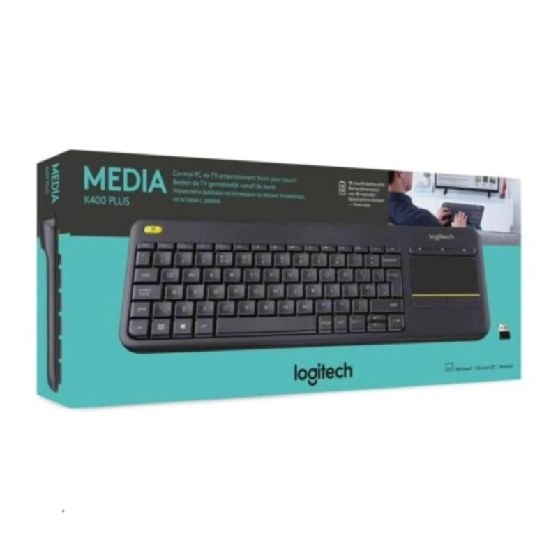 لوحة مفاتيح Logitech K400 Plus اللاسلكية مع تاتش