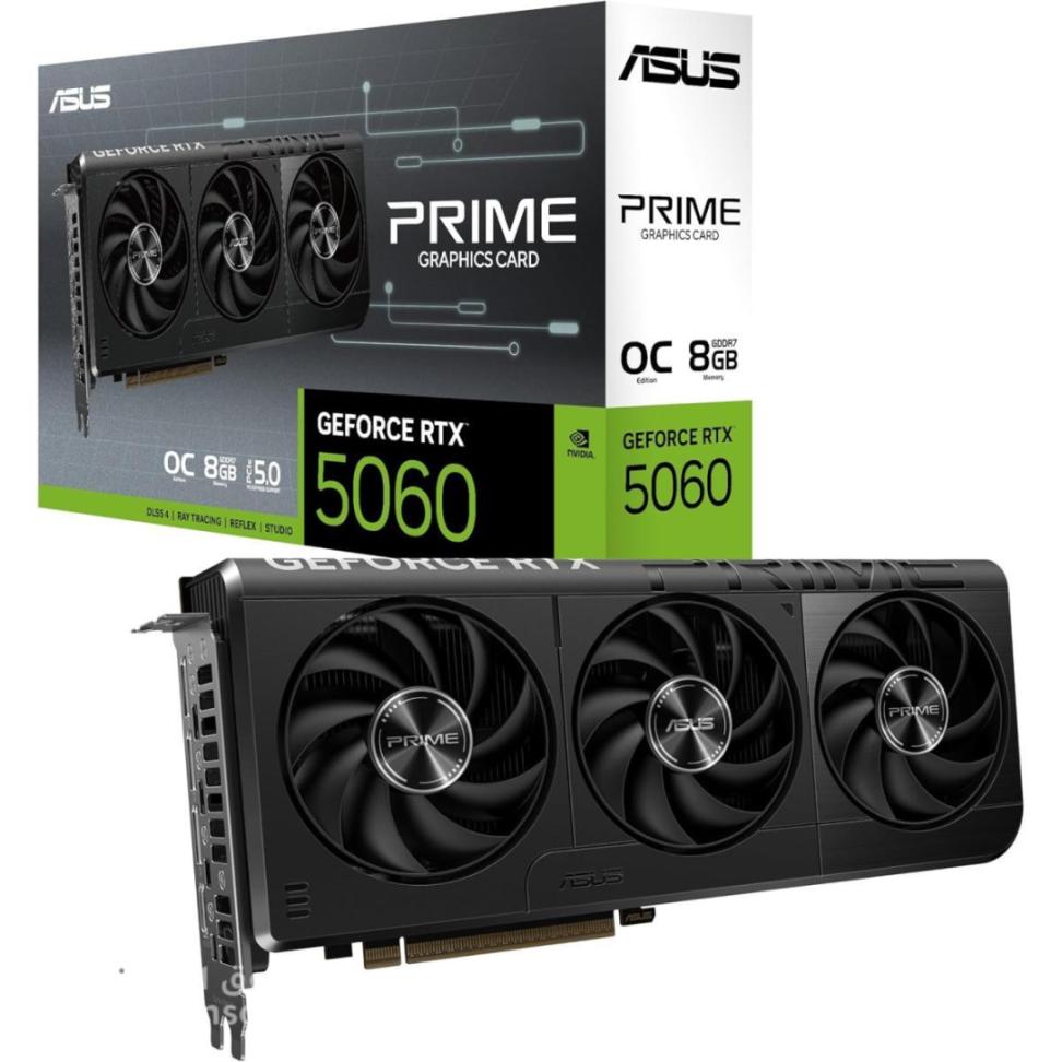 ASUS NVIDIA GEFORCE RTX 5060 8GB GDDR7 OC EDITION
