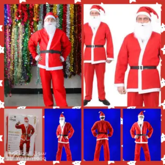 بدلة سانتا كلوز رجالي فاخرة Santa Claus Christmas