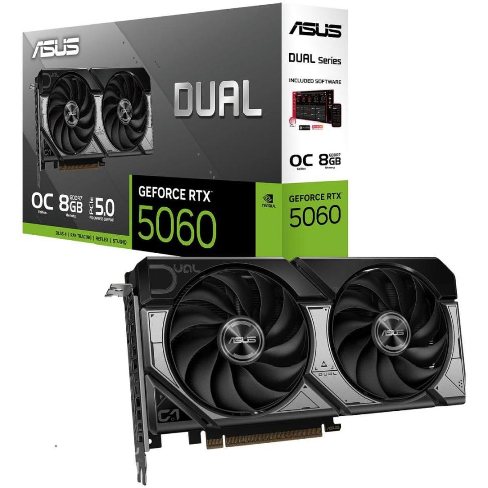 ASUS NVIDIA GEFORCE RTX 5060 8GB GDDR7 OC EDITION