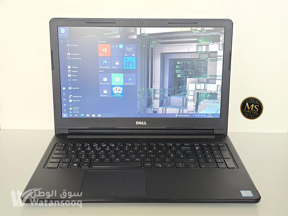 لابتوب Dell معالج آي فايف الجيل السابع فقط ب200 دي